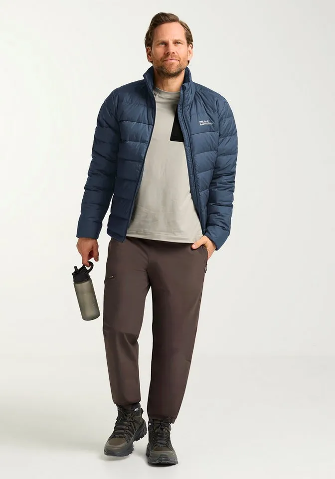 Jack Wolfskin Jack Wolfskin Daunenjacke ATHER DOWN JKT M RDS mit 700er-Naturdaunen, atmungsaktiv, wasserabweisend, winddicht, Blau, – Produktbild 3 von 5
