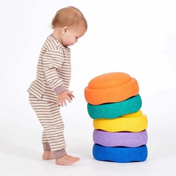 Sense Organics sense-organics Fairtrade Baby Pants von Sense Organics, Sjors, Mauve-weiß geringelt, – Produktbild 2 von 4