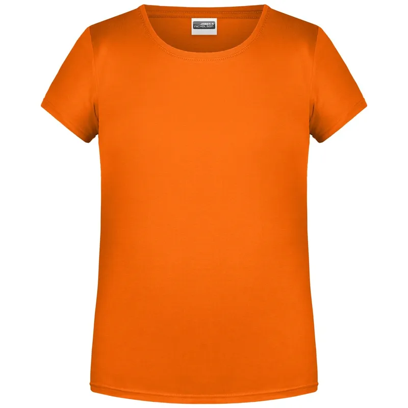 James & Nicholson James & Nicholson T-Shirt für Mädchen in klassischer Form 8007G Gr. S-110/116 orange – Produktbild 1 von 1
