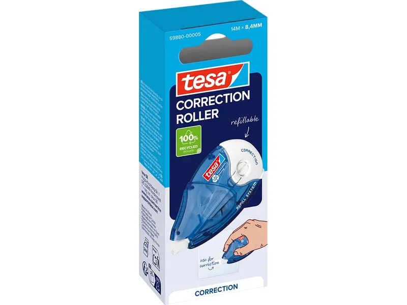 Tesa Tesa Nachfüllbarer Korrekturroller "ecoLogo" 8,4 mm – Produktbild 4 von 4