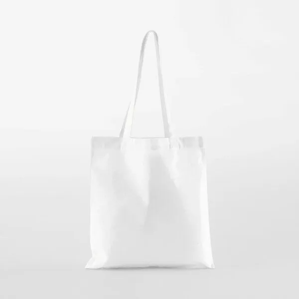 Westford Mill Westford Mill Baumwolltaschen mit langen Henkel, Weiss, – Produktbild 1 von 2