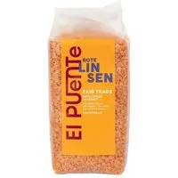 El Puente El Puente Rote Linsen geschält | Fair Trade | Vegan | Glutenfrei – Produktbild 1 von 1