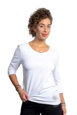 The Spirit of OM The Spirit of OM Longsleeve Weiß Silber – Produktbild 1 von 1
