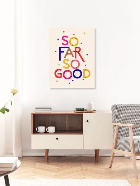 Photocircle Photocircle Poster / Leinwandbild - SO FAR SO GOOD – Produktbild 3 von 4
