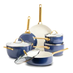 Greenpan GreenPan Pfannen- & Topfset "Padova Reserve" 6er-Set, marineblau – Produktbild 1 von 1