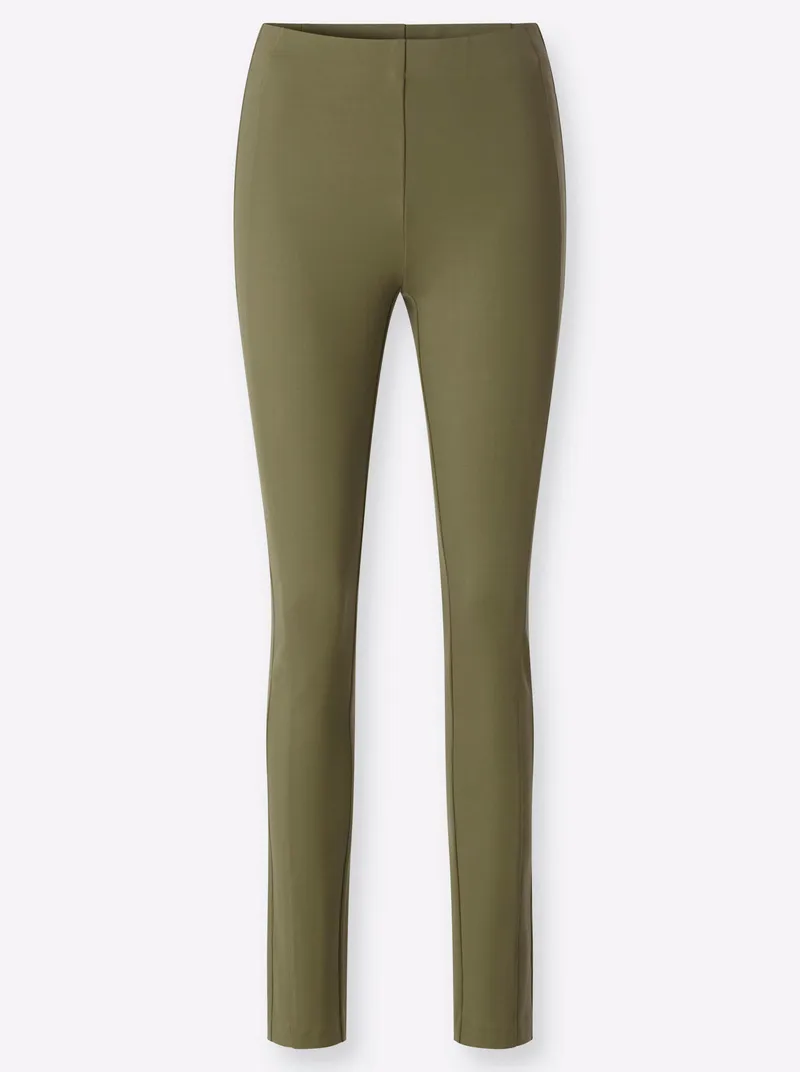heine Jerseyhose khaki, Khaki, – Produktbild 1 von 2
