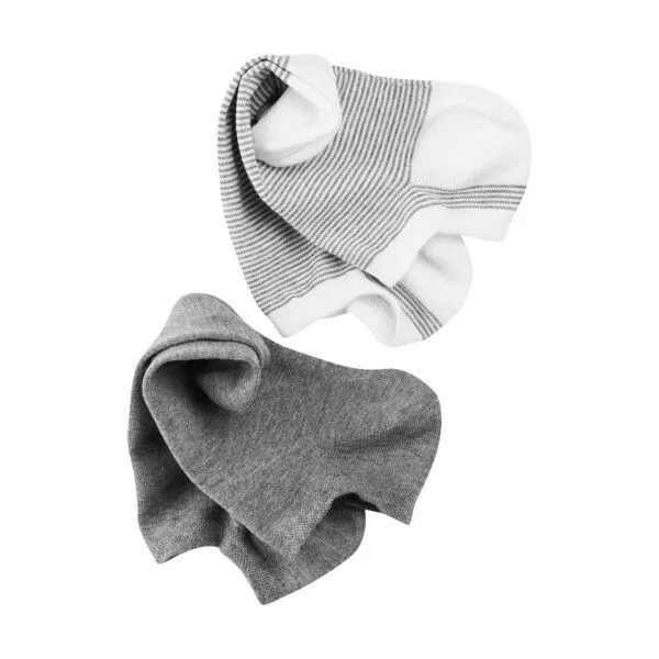 Living Crafts Living Crafts Sneaker-Socken, 2er-Pack - ABBY, Stone grey melange white, – Produktbild 2 von 2