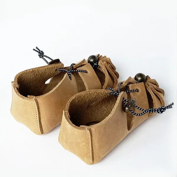 Snekkerbuks Snekkerbuks Urschuhe Ledersandalen Barfußschuhe, Natur, – Produktbild 3 von 4