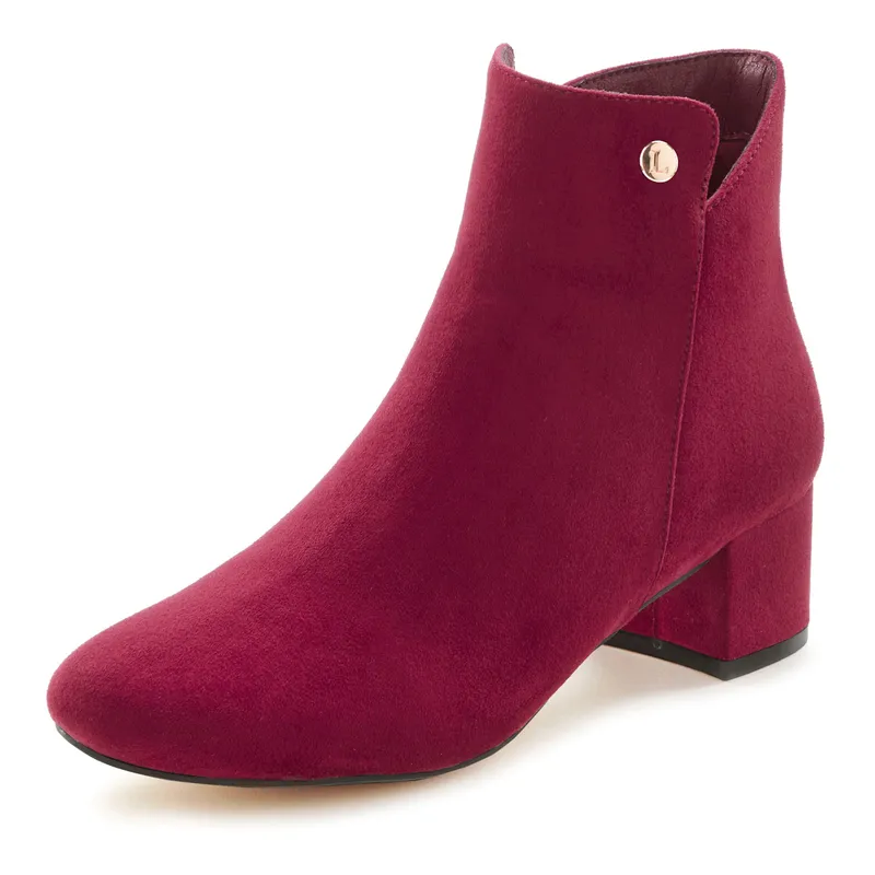 Lascana Stiefelette, Bordeaux, – Produktbild 1 von 3