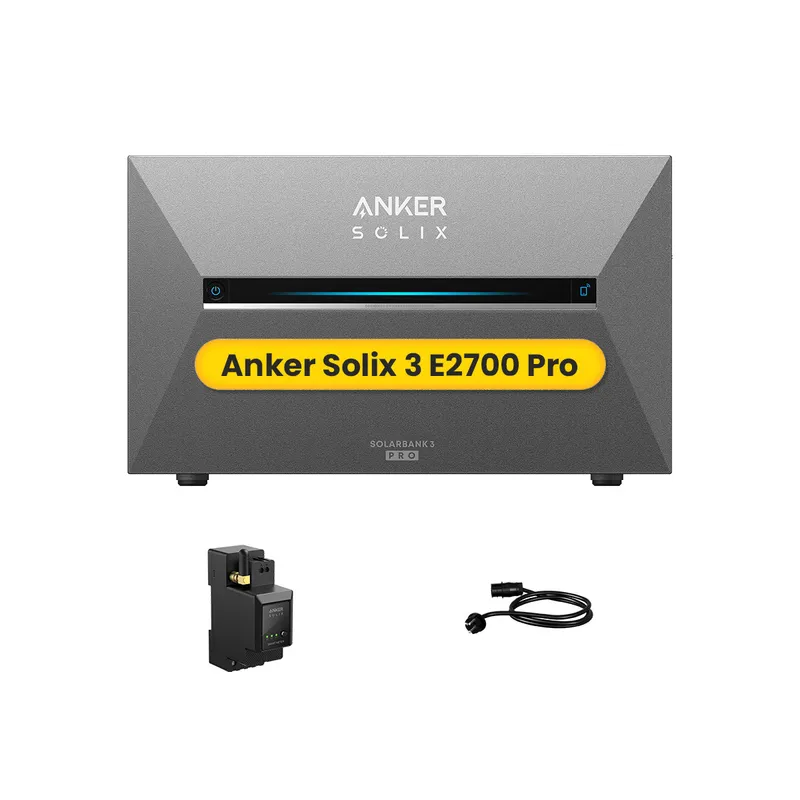 Anker Anker SOLIX Solarbank 3 E2700 Pro All-in-One Speicher für Balkonkraftwerk, by Powerness - 2.7kWh / 1 x Smart Meter / Standardversand – Produktbild 1 von 1