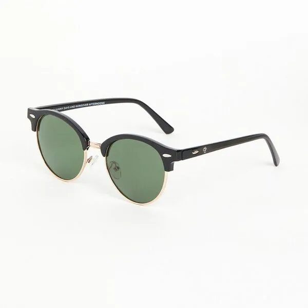CHPO CHPO Unisex Sonnenbrille "Casper II", Black/green (schwarz), – Produktbild 2 von 2