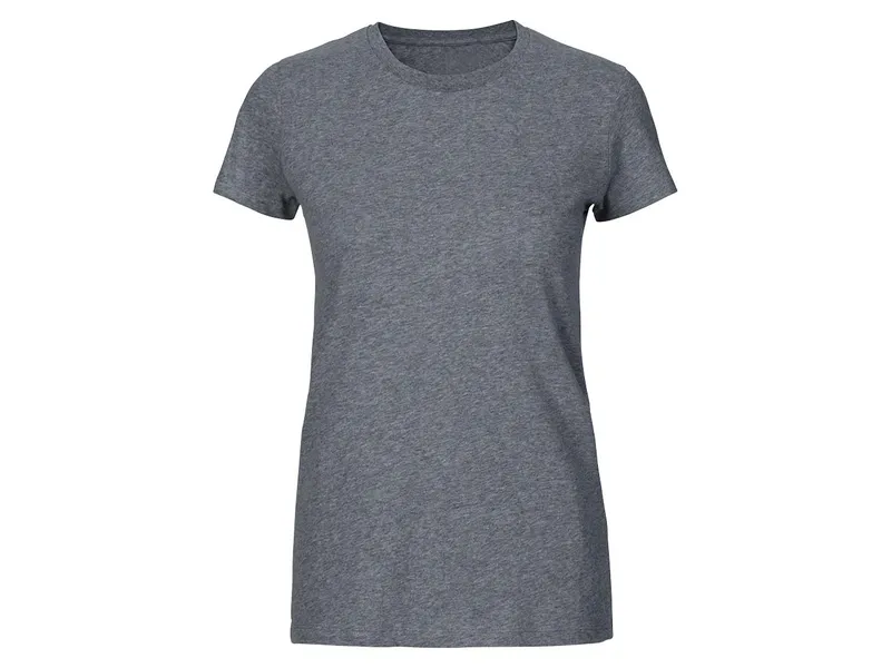 Neutral Neutral Bio-Damen-T-Shirt mit Rundhalsausschnitt dunkelgrau, Gr. S – Produktbild 2 von 2
