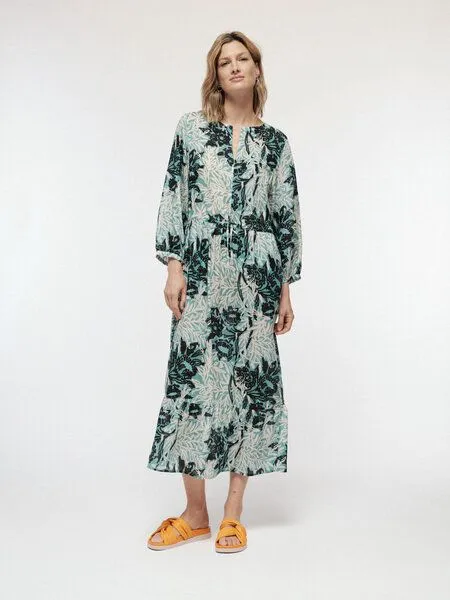 LANIUS LANIUS Midikleid Print Vintage Flower, Print: "vintage flower" green, – Produktbild 1 von 4