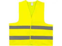 Sicherheitsweste aus Recycling-PET, 65 x 70 cm, Erwachsene, gelb – Produktbild 1 von 1