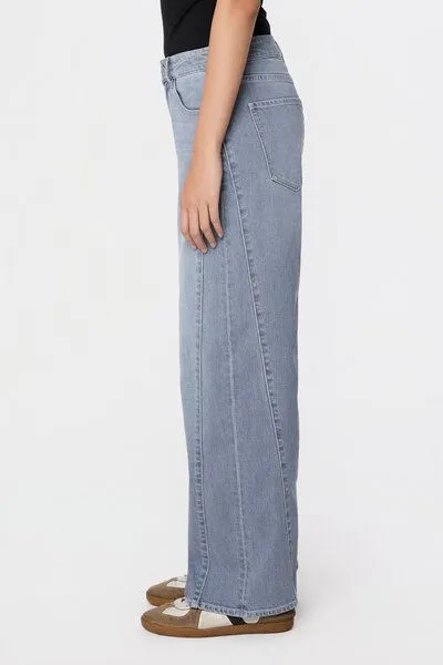 DAWN ASH Barrel Leg Minimal Stretch - Cutline - Slate Grey - Slate Grey / 27 / 30 – Produktbild 4 von 5