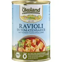 Ökoland Ökoland Bio-Ravioli mit Fleisch in Tomatensauce, 400 g – Produktbild 1 von 1
