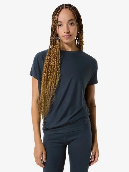 Super.Natural Super.Natural T-Shirt YOGA LOOSE BIO J TEE für Damen, Merino, Blueberry, – Produktbild 1 von 4