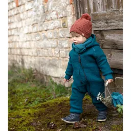 Pure Pure Pure Pure Wollwalk-Overall mit Kapuze und Klappbündchen – Produktbild 1 von 1