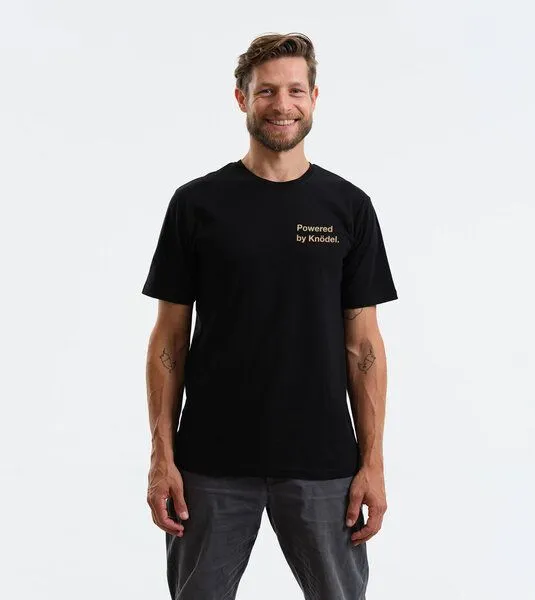 Gary Mash GARY MASH Shirt Powered by Knödel. aus Biobaumwolle, Schwarz, – Produktbild 2 von 4