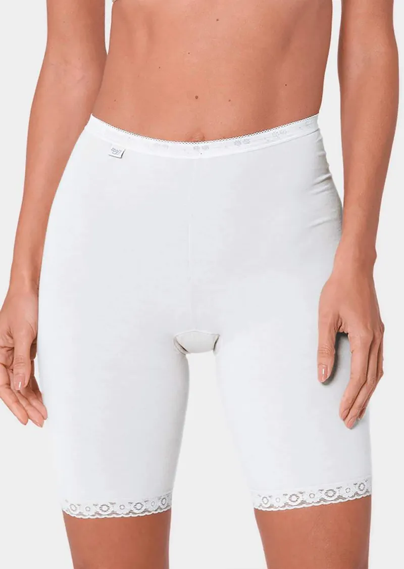 Sloggi Langbeinschlüpfer mit Spitze - weiß - Gr. 50 von Goldner Fashion, Weiß, – Produktbild 1 von 3