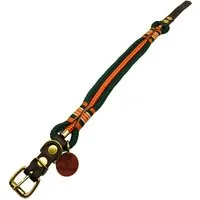 Wildfang Wildfang Hundehalsband "Wandergeflüster" aus Tau und Nylon Takelung orange/ grün S – Produktbild 1 von 1