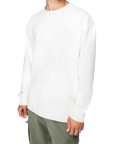 YTWOO YTWOO Umweltfreundliches Unisex French-Terry Sweatshirt mit hängenden Schultern, Elfenbein, – Produktbild 3 von 4