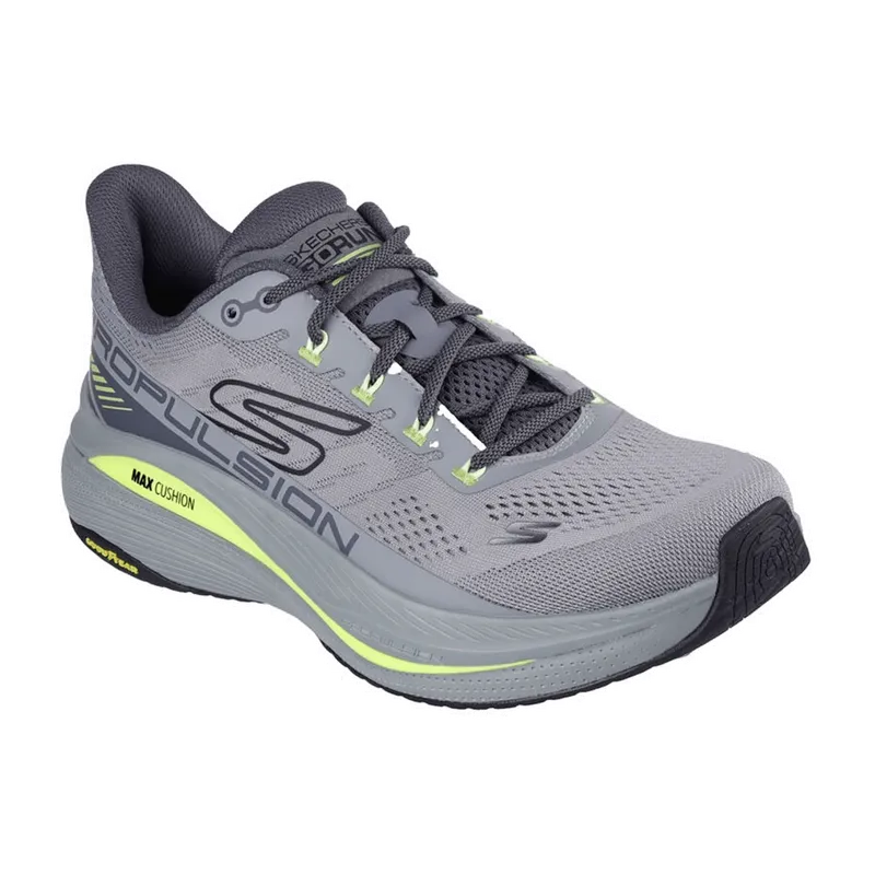 Skechers Skechers MAX CUSHIONING Propulsion Schuhe blau orange 220509 für Herren, grau, Größe 42 EU, Grau, – Produktbild 2 von 5