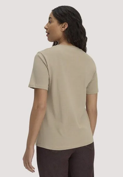 hessnatur hessnatur T-Shirt aus reiner Bio-Baumwolle, Sand, – Produktbild 2 von 4