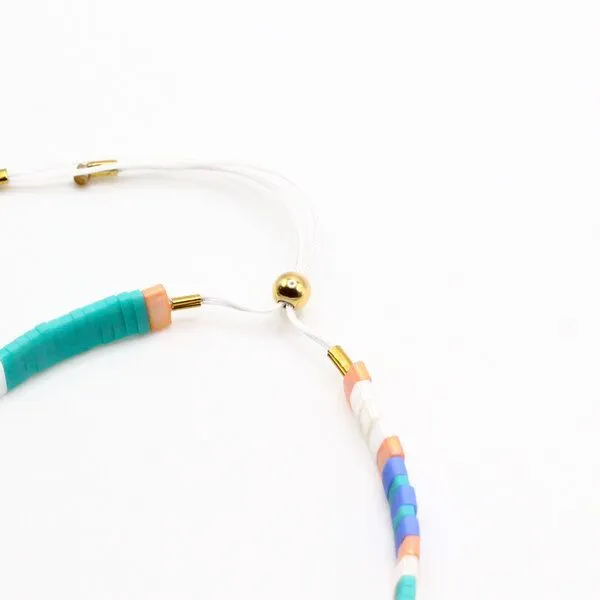 juni juni Breites Perlenarmband "Primavera" in Pastell Tönen – Produktbild 4 von 4
