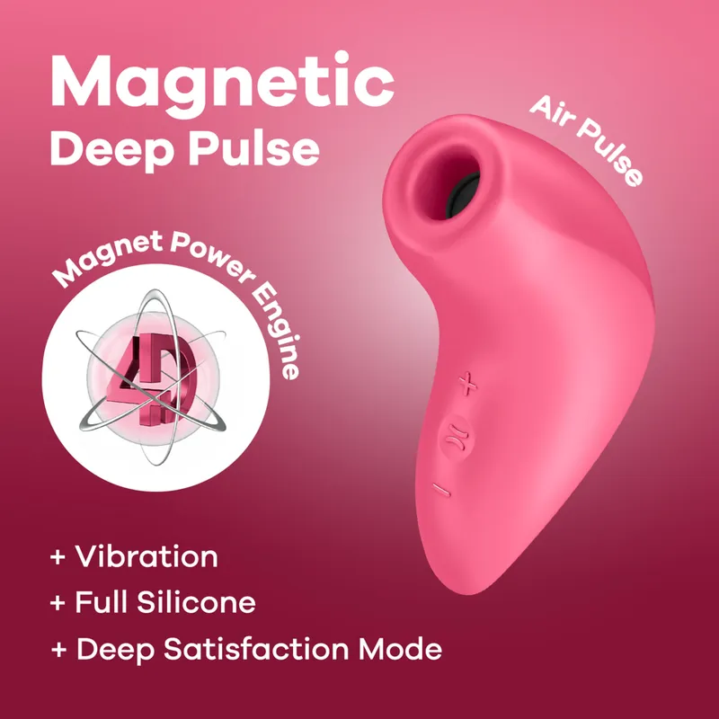 Satisfyer Satisfyer Magnetic Deep Pulse, 11,6 cm, Pink, – Produktbild 1 von 1
