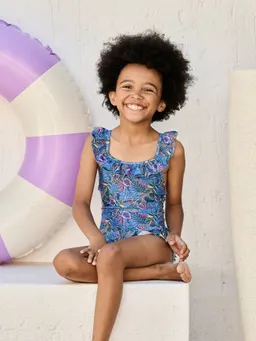 Vertbaudet Badeanzug mit Volants Mädchen Familien-Capsule LIBERTY – Produktbild 1 von 1
