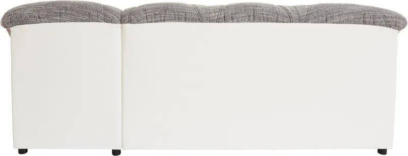 DOMO collection Ecksofa FLORES Schlafsofa, 233x142x86 cm, L-Form, whlw. mit Bettfunktion, whlw. mit Federkern, Grau, – Produktbild 7 von 8