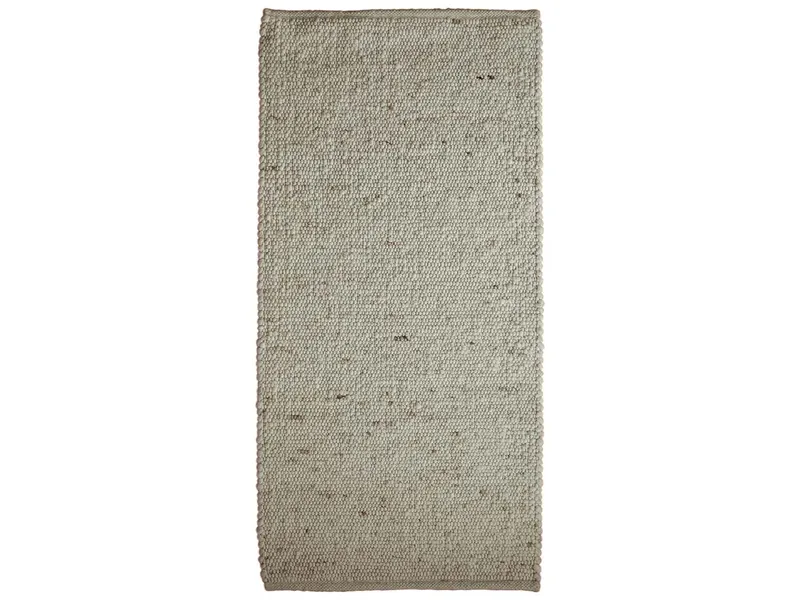 Schurwollteppich "Garmisch" 130 x 200 cm, naturgrau-dunkel – Produktbild 1 von 1