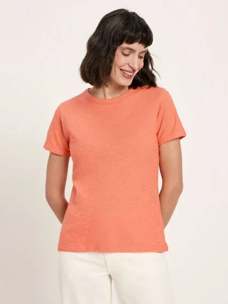 LANIUS LANIUS Kurzarmshirt (GOTS) aus Bio-Baumwolle, Peach, – Produktbild 1 von 4