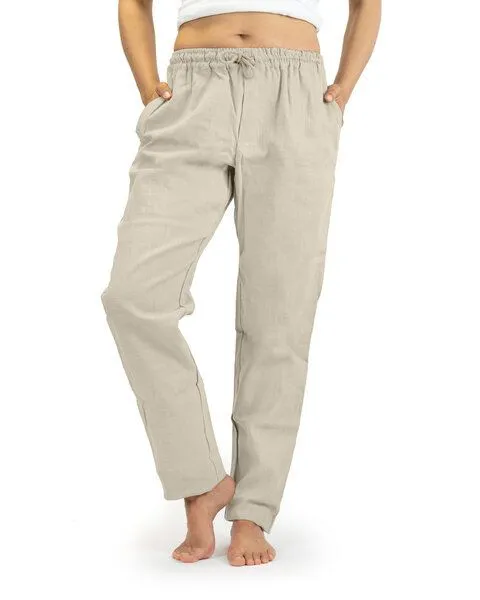 SCHAZAD Leinenhose CHINO von SCHAZAD, Beige, – Produktbild 1 von 3