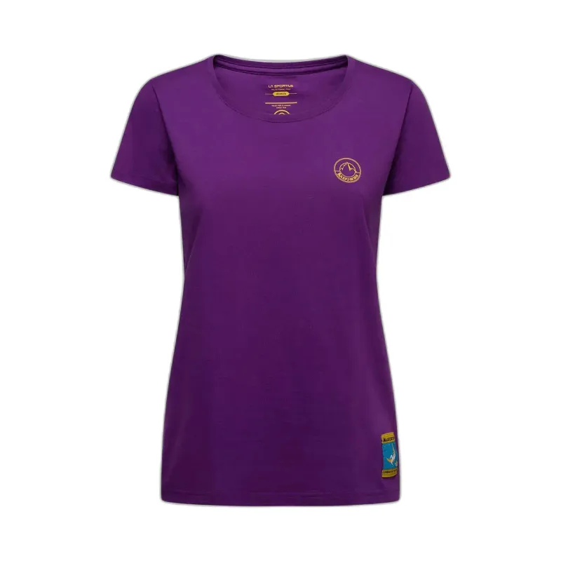 La Sportiva Damen T-Shirt La Sportiva Climbing on the Moon, Violet, – Produktbild 1 von 1