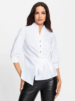 heine heine Klassische Bluse Wickelbluse 3/4-Arm – Produktbild 1 von 1