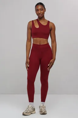SEAAV SEAAV Damen vegan Leggings Liftline Coast In Cranberry – Produktbild 1 von 1