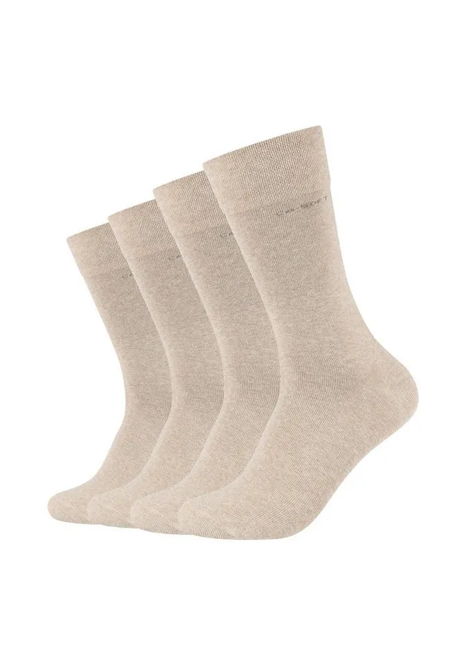 CAMANO CAMANO Socken bamboo 4er Pack, Beige, – Produktbild 1 von 3