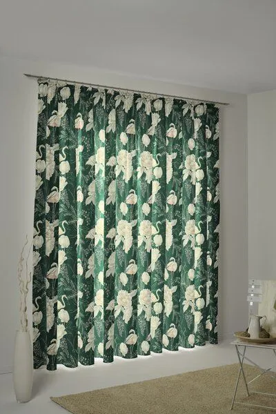 Nature by Adam Nature by Adam Vorhang aus 100% Bio-Baumwolle - Made in Germany - Eden, Grün, – Produktbild 7 von 7