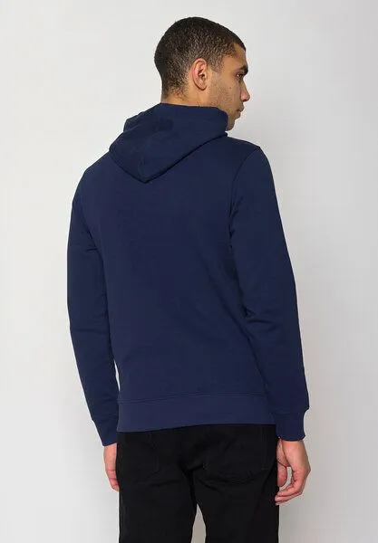 GreenBomb GREENBOMB Nature Cliffsail Star - Kuschliger Hoodie aus Bio-Baumwolle / hochwertiger Print / GOTS / Fair & Vegan, Blau (marineblau), – Produktbild 3 von 4