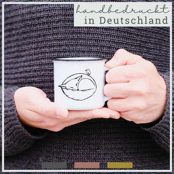 LIGARTI LIGARTI Keramiktasse – Weihnachtszaubär, Weiß, – Produktbild 3 von 4