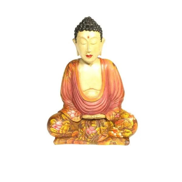 Just Be Just Be Holzbuddha mit Sarasvati – Produktbild 1 von 4
