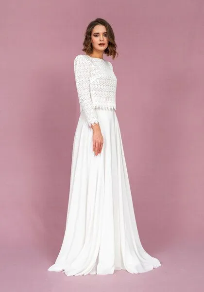 Atelier SNOW Atelier SNOW Zweiteiliges Brautkleid Aster-Camellia – Produktbild 3 von 3