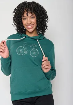 GreenBomb GREENBOMB Bike Classic Chipper - Bequemer Hoodie aus Bio-Baumwolle / hochwertiger Print / GOTS / Fair & Vegan – Produktbild 1 von 1