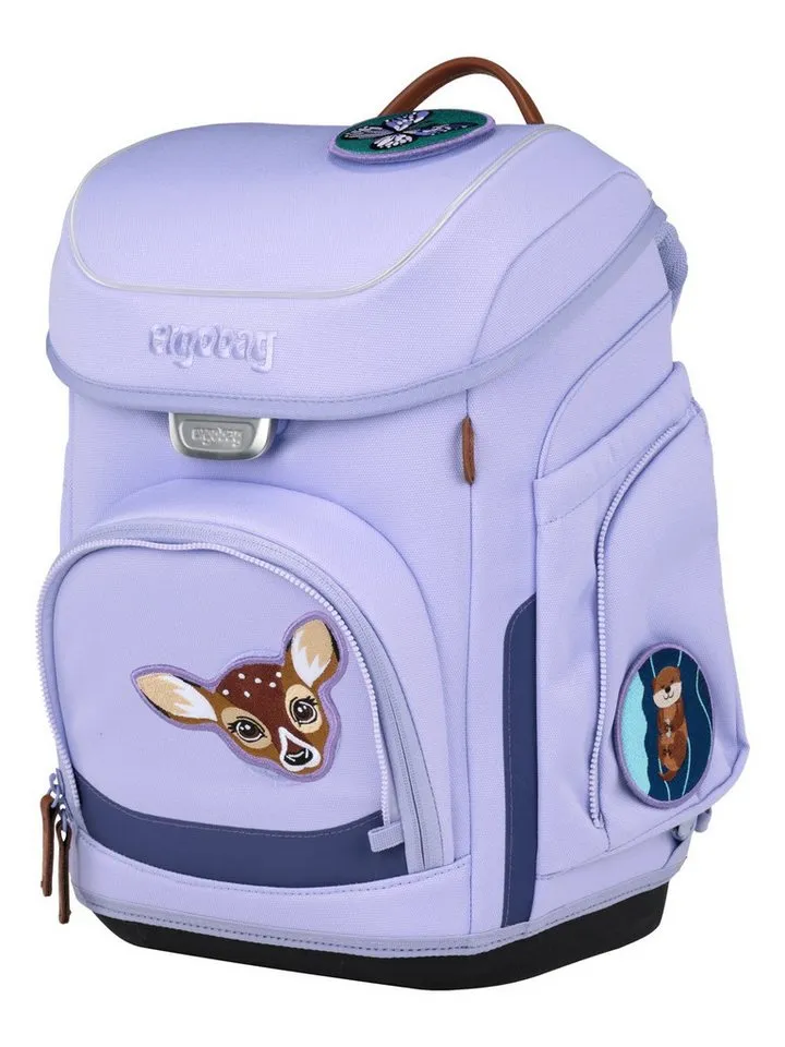 Ergobag Ergobag Schulranzen cubo Set (5-tlg., 5-teiliges Set), größenverstellbares Rückensystem, Lila, – Produktbild 3 von 5
