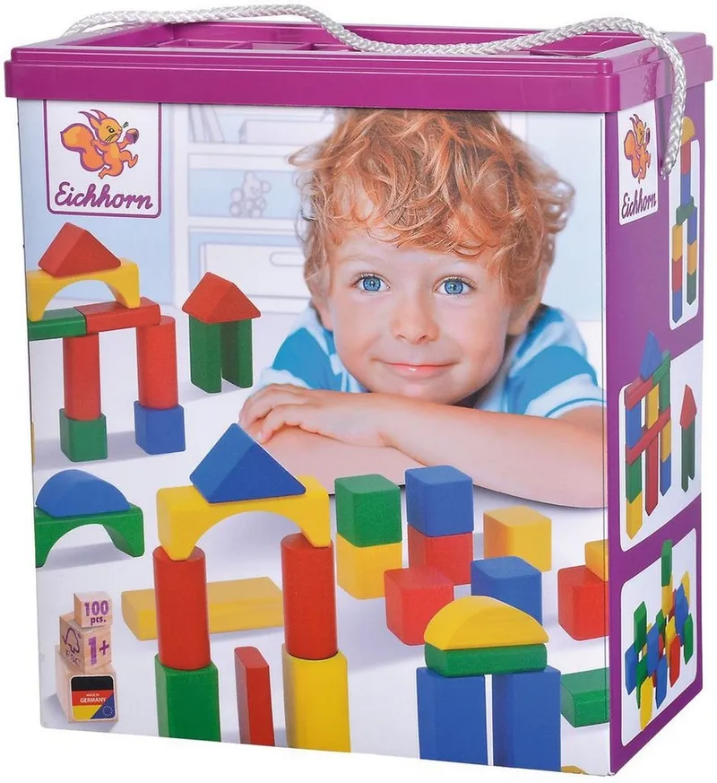 eichhorn eichhorn Bunt Spielbausteine, (100 St), Bunt, – Produktbild 1 von 3