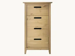 Kommode "Lucena" | Variante 01 | H115xB58xT40,5 cm | gelaugt/geölt – Produktbild 1 von 1