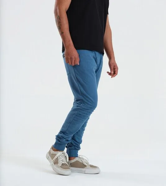 Gary Mash GARY MASH Unisex-Jogginghose Mack mit Knie-Abnäher aus Biobaumwolle, Petrol, – Produktbild 3 von 4