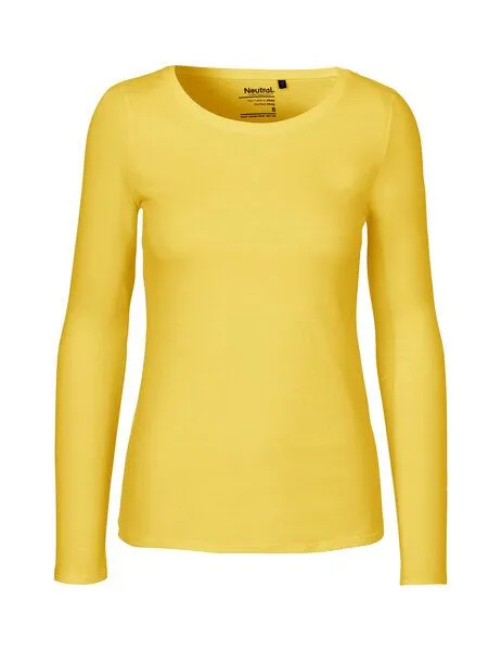 Neutral® - 3FREUNDE Neutral® - 3FREUNDE Frauen Longsleeve, Gelb, – Produktbild 1 von 4